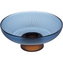 Ver imagem 3 de BERETTA CENTRO MESA 10x25x25cm VIDRO AZUL COM PÉ