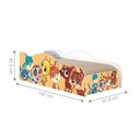 Ver imagem 2 de Cama Carro Fun Adesivada Bichinhos Solteiro