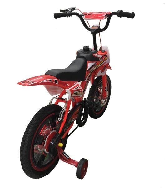 Bicicleta Aro 16 Moto Cross Rosa - Uni Toys