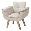 Ver imagem 1 de Poltrona Opala New Base Palito - Bege