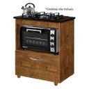 Ver imagem 2 de Balcão para Cooktop 1 Porta Basculante Salvia Kaiki Móveis