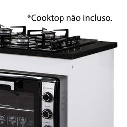 Balcão para Cooktop 1 Porta Basculante Salvia Kaiki Móveis - 7