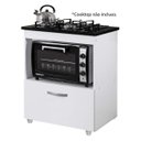 Ver imagem 2 de Balcão para Cooktop 1 Porta Basculante Salvia Kaiki Móveis
