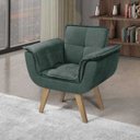 Ver imagem 2 de Poltrona Opala New Base Palito - Verde