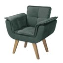 Ver imagem 1 de Poltrona Opala New Base Palito - Verde