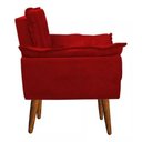 Ver imagem 2 de Poltrona Opala New Base Palito - Vermelho