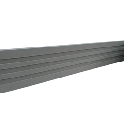Moldura Roda Meio Ripado Eva Adesivo Lua 5cmx5mm 5 Metros - Cinza - 2