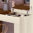 Ver imagem 4 de Penteadeira e Escrivaninha de Canto Jade Mobler Freijó-off White