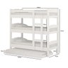Treliche de Madeira Abs Branco com Auxiliar - 2