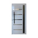 Ver imagem 1 de Porta Pivotante de Alumínio Branco Com Vidro e Puxador CMC Classic - Lado Direito - 2.10(A)X0.90(L)