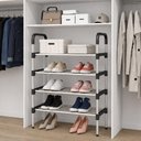 Ver imagem 4 de Sapateira Multiuso 4 Prateleiras Estante 12 Pares Lavanderia Quarto Premium