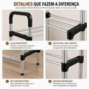 Ver imagem 5 de Sapateira Multiuso 4 Prateleiras Estante 12 Pares Lavanderia Quarto Premium