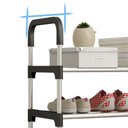 Ver imagem 7 de Sapateira Multiuso 4 Prateleiras Estante 12 Pares Lavanderia Quarto Premium