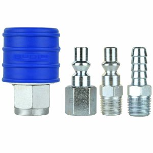 Kit Engate Rápido 4 Peças Pneumático Compressor de Ar Pistola de Pintura
