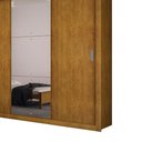 Ver imagem 4 de Guarda-roupa Casal com Espelho 3 Portas de Correr Luna Rufato