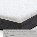 Ver imagem 7 de Colchão Solteiro 88cm x 17cm Enrolado e Embalado a Vácuo Hypnos Pikolin Branco/Cinza