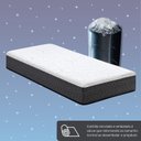 Ver imagem 6 de Colchão Solteiro 88cm x 17cm Enrolado e Embalado a Vácuo Hypnos Pikolin Branco/Cinza