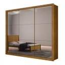 Ver imagem 3 de Guarda-roupa Casal com Espelho 3 Portas de Correr Veneza Rufato