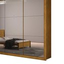 Ver mais imagens de Guarda-roupa Casal com Espelho 3 Portas de Correr Veneza Rufato