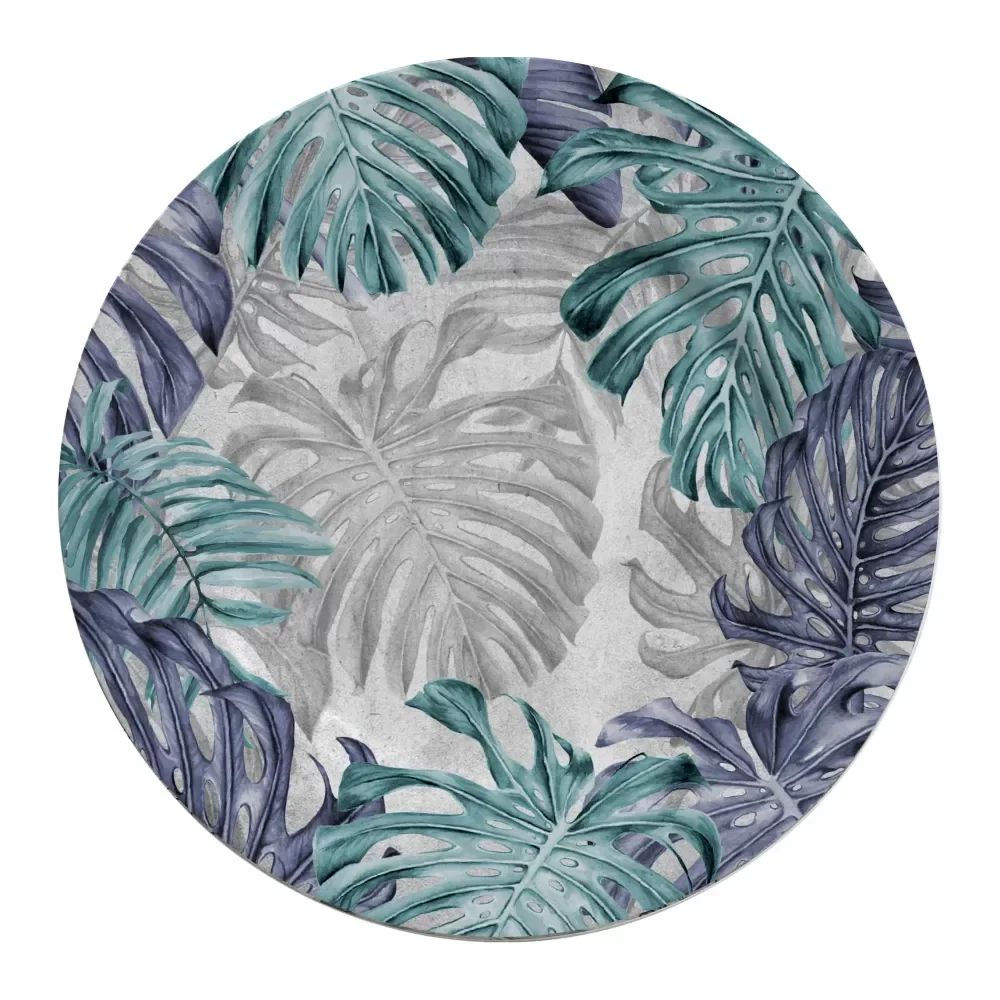 CONJUNTO COM 6 PRATOS RASO ALLEANZA BAHAMAS ACETINADO 1ªL - 1