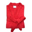 Ver imagem 2 de Roupão Atoalhado Adulto 100% Algodão Briza 4008 Goiaba Tam G