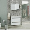 Ver imagem 1 de Gabinete para Banheiro com Cuba e Espelheira Grécia Mgm Móveis