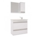 Ver imagem 2 de Gabinete para Banheiro com Cuba e Espelheira Grécia Mgm Móveis