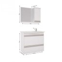 Ver imagem 3 de Gabinete para Banheiro com Cuba e Espelheira Grécia Mgm Móveis