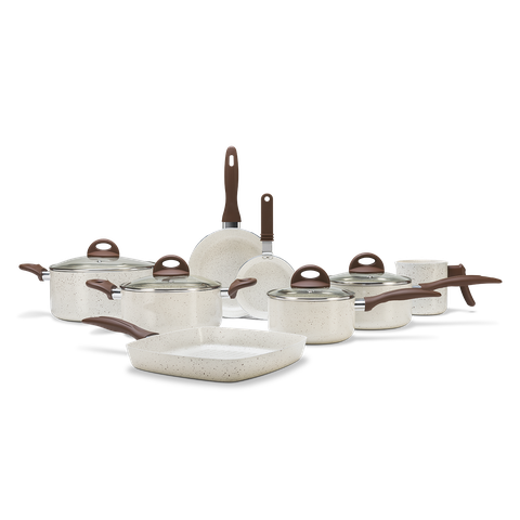 Conjunto Panelas 8 Peças Ceramic Life Smart Plus Brinox