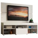 Ver imagem 2 de Rack com Painel Sobreposto para TV até 65 Polegadas Madesa Everest Branco Cor:Branco