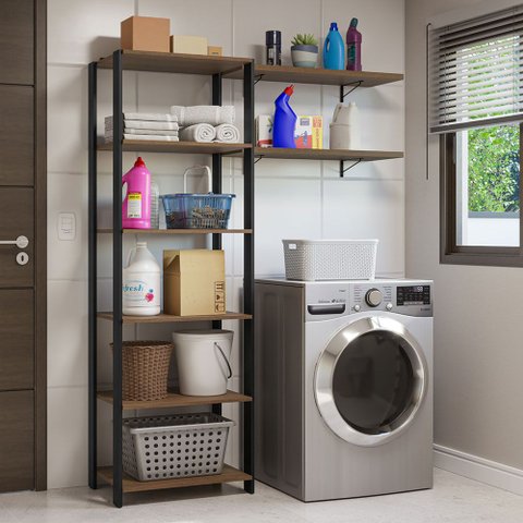 Estante Multiuso e Prateleiras para Lavanderia 139cm