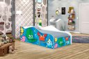 Ver imagem 4 de Mini Cama Fun Fundo do Mar Peixes Infantil com Colchão