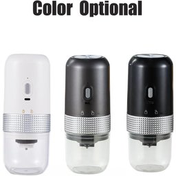 Moedor de Café Elétrico Portátil 13w Usb Recarregável Configuração Ajustável sem Fio Moedor de Grãos - 3