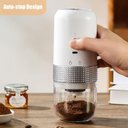 Ver imagem 2 de Moedor de Café Elétrico Portátil 13w Usb Recarregável Configuração Ajustável sem Fio Moedor de Grãos