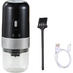 Moedor de Café Elétrico Portátil 13w Usb Recarregável Configuração Ajustável sem Fio Moedor de Grãos - 1
