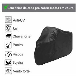 Capa pra Moto Impermeável Proteção contra Sol Chuva Raios Uv - 2
