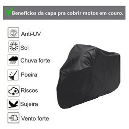 Capa pra Moto Impermeável Proteção contra Sol Chuva Raios Uv - 12