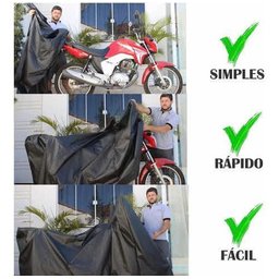 Capa pra Moto Impermeável Proteção contra Sol Chuva Raios Uv - 3