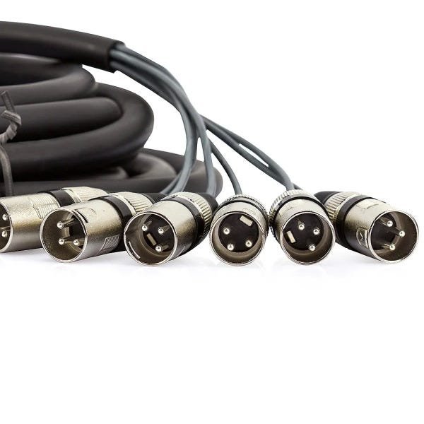 Multicabos com Conectores XLR 12 Vias - Cirilo Cabos 1 METRO - 3