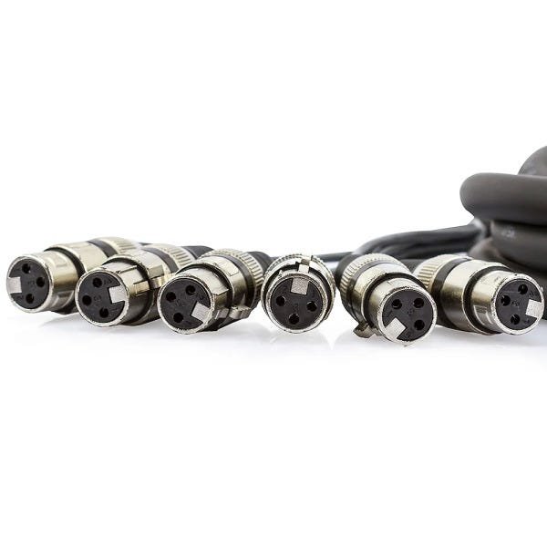 Multicabos com Conectores XLR 12 Vias - Cirilo Cabos 1 METRO - 2