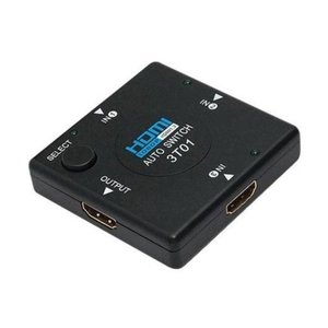 Switch Hdmi Divisor Hub com 3 Portas Hdmi Full Hd 1080p