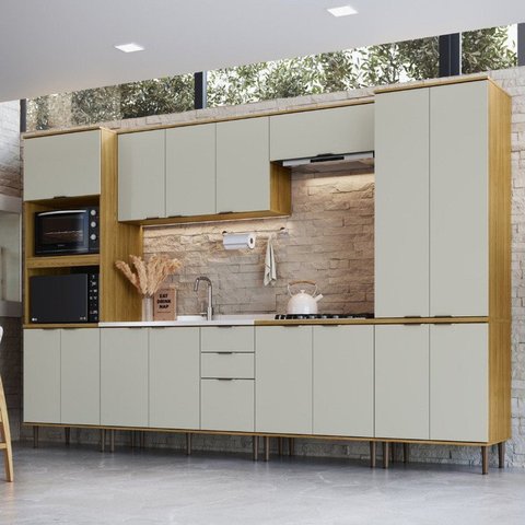 Cozinha Modulada Compacta 6 Peças Copenhague