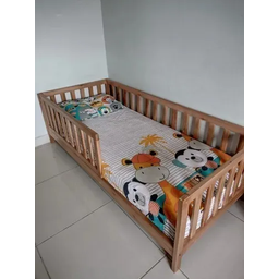 Cama sem a Casinha em Madeira Maciça Eucalipto - 1