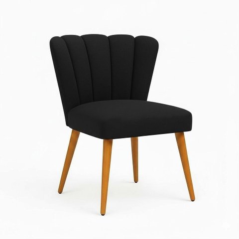 Poltronas Liz para Penteadeira Make Estética e Beleza Preto