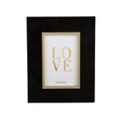 Ver imagem 2 de Porta Retrato Yangzi Mdf Preto Borda Ouro 23x18 26836