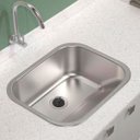 Ver imagem 2 de Tanque Aço Inox 45x45 de Lavanderia Antirruído Escovado Completo Brinovar