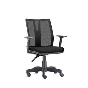 Cadeira de Escritório Giratória Diretor Addit- Base Metálica com Capa