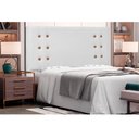 Ver imagem 2 de Cabeceira Gênova Para Cama Box Casal 140 cm Corino Branco - D’Rossi