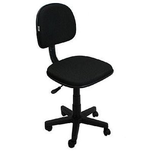 Cadeira Giratória Secretária Preta