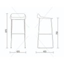 Ver imagem 3 de Banqueta Bit Base Preta